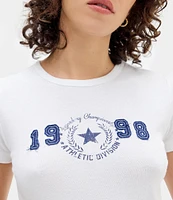BDG Urban Outfitters 1998 Appliqued Short Sleeve Baby T-Shirt