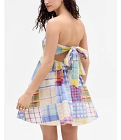 BDG Urban Outfitters Aurora Sleevleess Patchwork Minidress