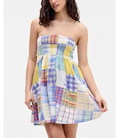 BDG Urban Outfitters Aurora Sleevleess Patchwork Minidress