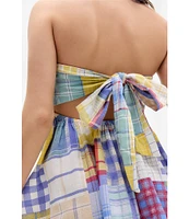 BDG Urban Outfitters Aurora Sleevleess Patchwork Minidress