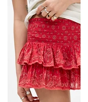BDG Urban Outfitters Bandana Monica Micro Mini Skort