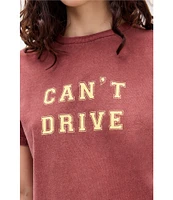BDG Urban Outfitters Can't Drive Relaxed Short Sleeve T-Shirt