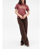 BDG Urban Outfitters Can't Drive Relaxed Short Sleeve T-Shirt
