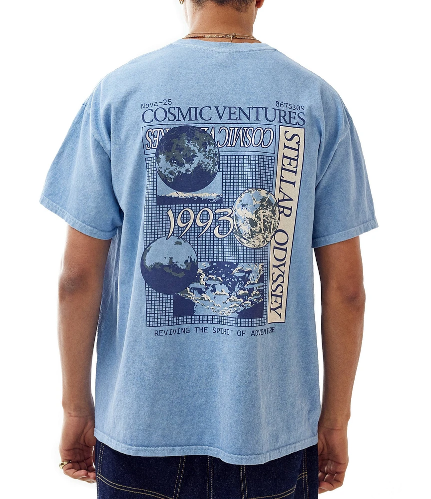 BDG Urban Outfitters Cosmic Ventures Short Sleeve Graphic T-Shirt