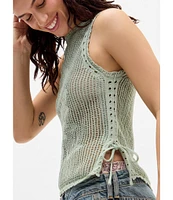BDG Urban Outfitters Crocheted Knit Vest