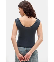 BDG Urban Outfitters Fia Cupro Knit Top