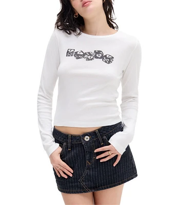BDG Urban Outfitters Flirt Long Sleeve T-Shirt