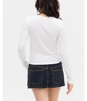 BDG Urban Outfitters Flirt Long Sleeve T-Shirt