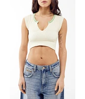 BDG Urban Outfitters Short Sleeve Fitted Crop Top