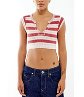 BDG Urban Outfitters Short Sleeve Striped Top