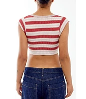 BDG Urban Outfitters Short Sleeve Striped Top