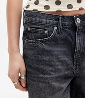 BDG Urban Outfitters Hardin Mid-Rise 7#double; Inseam Denim Shorts