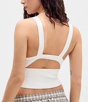 BDG Urban Outfitters Jade Sleeveleess Seamless Cropped Tank Top