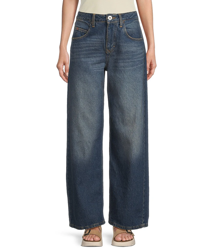 BDG Urban Outfitters Jaya Texan Turn Up Low Rise 5-Pocket Jeans
