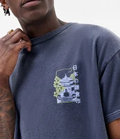 BDG Urban Outfitters Kamakura Graphic Short Sleeve T-Shirt