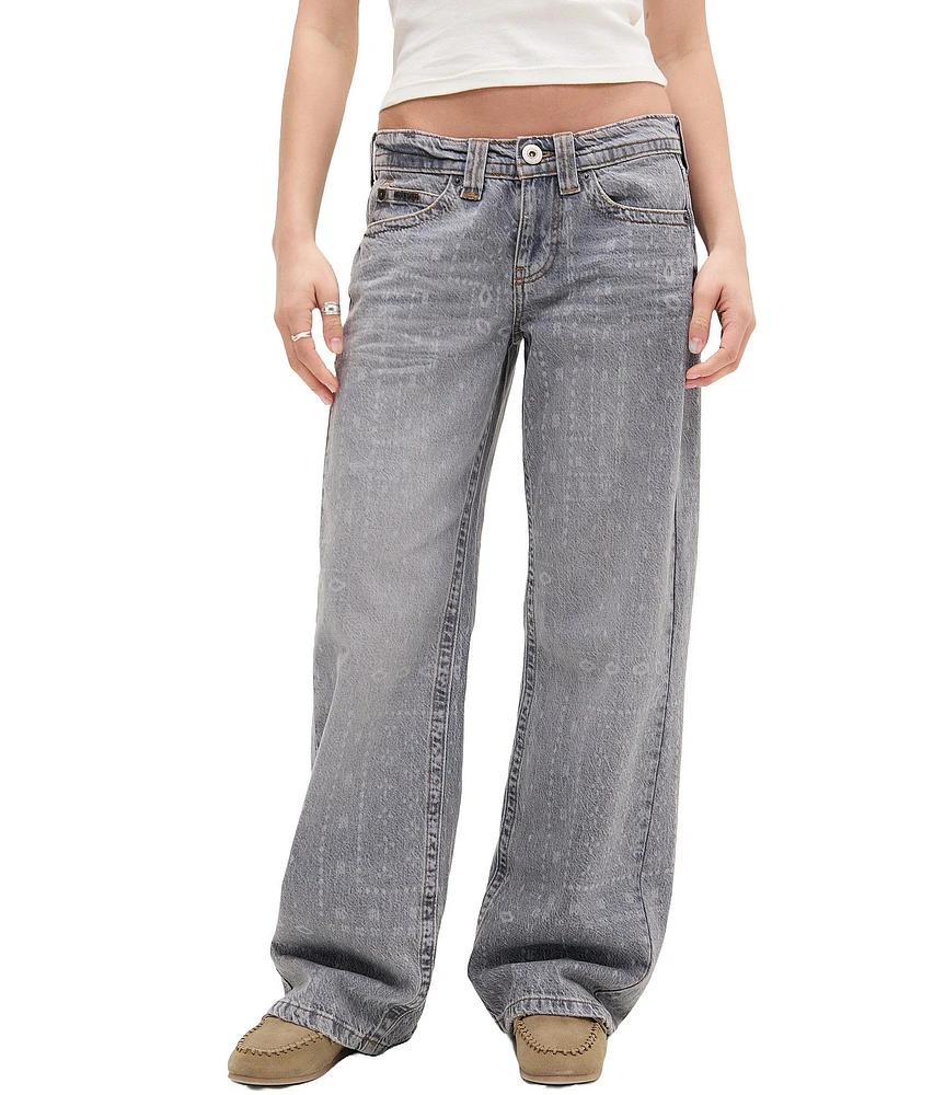BDG Urban Outfitters Kayla Bandana Low Rise 5-Pocket Jeans