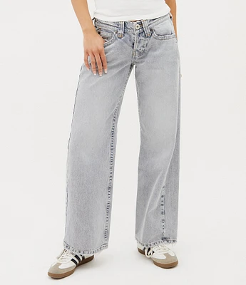 BDG Urban Outfitters Kayla Low Rider Low Rise Slouchy Straight Leg Jeans