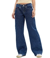 BDG Urban Outfitters Kayla Pinstripe Low Rise 5-Pocket Jeans