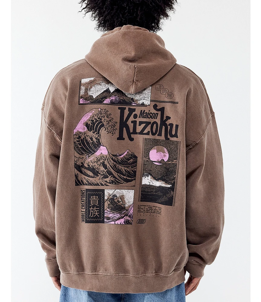 BDG Urban Outfitters Kizoku Graphic Fleece Hoodie