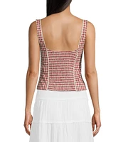 BDG Urban Outfitters Lena Checked Blouse