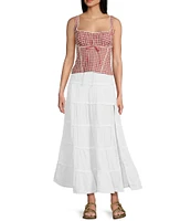 BDG Urban Outfitters Lena Checked Blouse