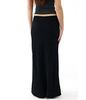 BDG Urban Outfitters Linen-Blend Maxi Skirt