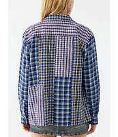 BDG Urban Outfitters Long Sleeve Brendon Printed Woven Shirt