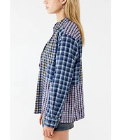 BDG Urban Outfitters Long Sleeve Brendon Printed Woven Shirt