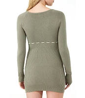 BDG Urban Outfitters Long Sleeve Edison Minidress