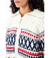 BDG Urban Outfitters Long Sleeve Fairisle Cardigan