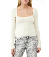 BDG Urban Outfitters Long Sleeve Knitted Bolero Top