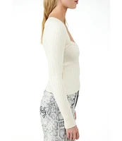 BDG Urban Outfitters Long Sleeve Knitted Bolero Top