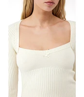 BDG Urban Outfitters Long Sleeve Knitted Bolero Top