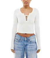 BDG Urban Outfitters Long Sleeve Knockout Top