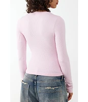 BDG Urban Outfitters Long Sleeve Knockout Top