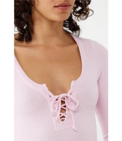 BDG Urban Outfitters Long Sleeve Knockout Top