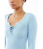 BDG Urban Outfitters Long Sleeve Knockout Top