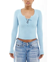 BDG Urban Outfitters Long Sleeve Knockout Top