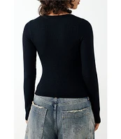 BDG Urban Outfitters Long Sleeve Knockout Top