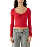 BDG Urban Outfitters Long Sleeve Knockout Top