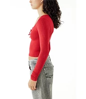 BDG Urban Outfitters Long Sleeve Knockout Top