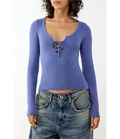 BDG Urban Outfitters Long Sleeve Knockout Top