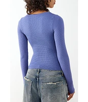 BDG Urban Outfitters Long Sleeve Knockout Top