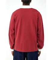 BDG Urban Outfitters Long Sleeve Logo Rugby T-Shirt