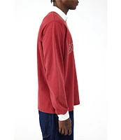 BDG Urban Outfitters Long Sleeve Logo Rugby T-Shirt