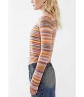 BDG Urban Outfitters Long Sleeve Space Dyed Cardigan