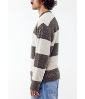 BDG Urban Outfitters Long Sleeve Striped Boucle Knit Sweater