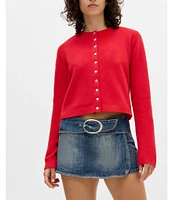 BDG Urban Outfitters Missy Low Rise Denim Micro Mini Skort