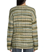 BDG Urban Outfitters Patterned Textured Wool-Blend Slouch Sweater