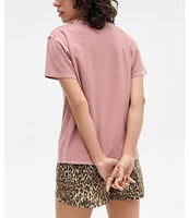 BDG Urban Outfitters Relaxed Fit Lobster Screenprinted Short Sleeve T-Baby Shirt